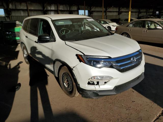 HONDA PILOT LX 2018 with VIN 5FNYF6H1XJB073073 - Photo from auction