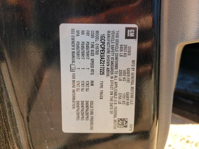 Photo 10 from auction – 2010 CHEVROLET SILVERADO with VIN 1GCPCPEX9AZ217225
