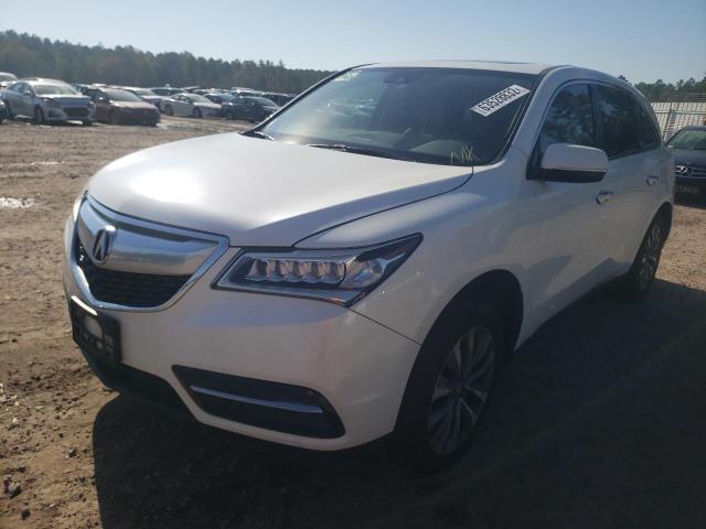 Photo 2 from auction – 2016 ACURA MDX TECHNO with VIN 5FRYD3H49GB002811