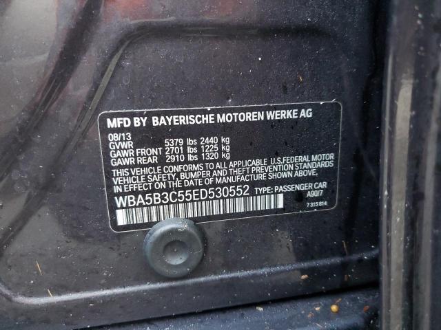 Photo 10 from auction – 2014 BMW 535 XI with VIN WBA5B3C55ED530552