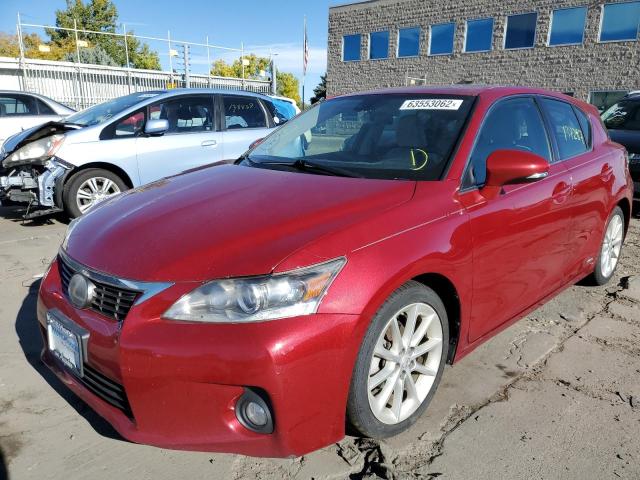 Photo 2 from auction – 2012 LEXUS CT 200 with VIN JTHKD5BH5C2083395
