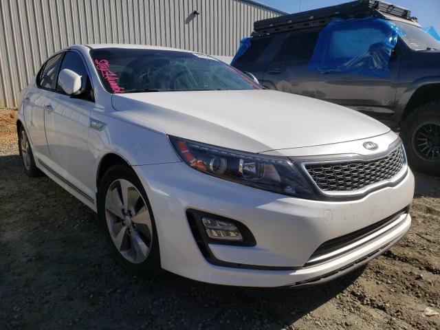 KIA OPTIMA HYB 2015 with VIN KNAGN4AD3F5090178 - Photo from auction