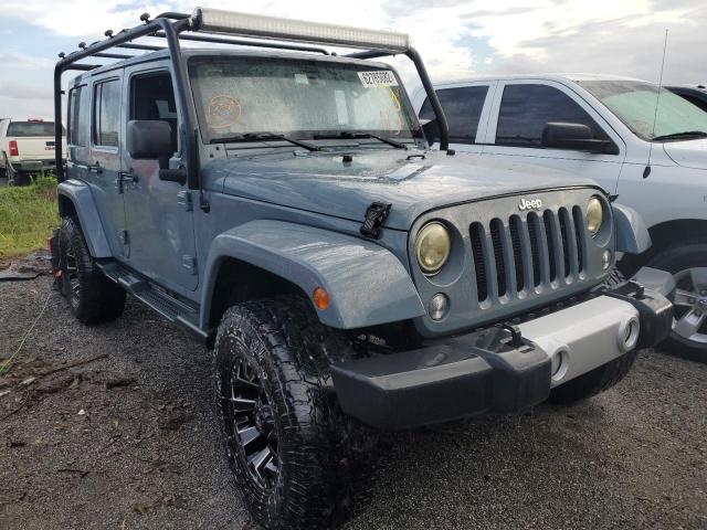 JEEP WRANGLER U 2014 with VIN 1C4BJWEG0EL107537 - Photo from auction