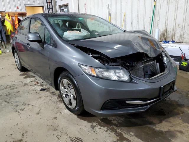 HONDA CIVIC LX 2013 with VIN 2HGFB2F50DH519877 - Photo from auction