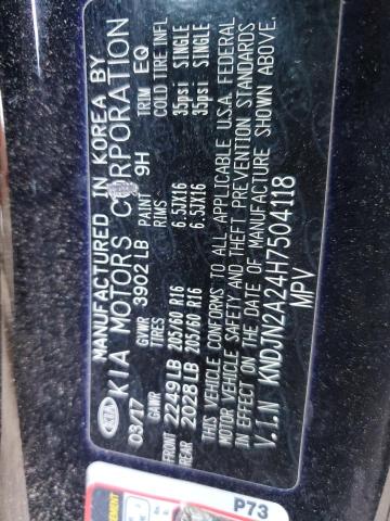 Photo 10 from auction – 2017 KIA SOUL with VIN KNDJN2A24H7504118