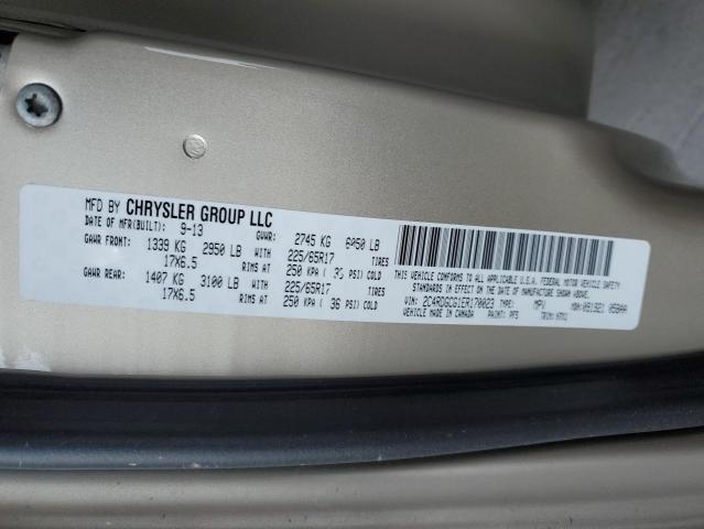 Photo 10 from auction – 2014 DODGE GRAND CARA with VIN 2C4RDGCG1ER170023