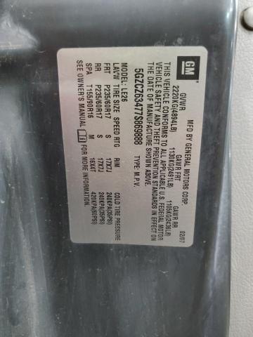 Photo 10 from auction – 2007 SATURN VUE with VIN 5GZCZ63477S869888