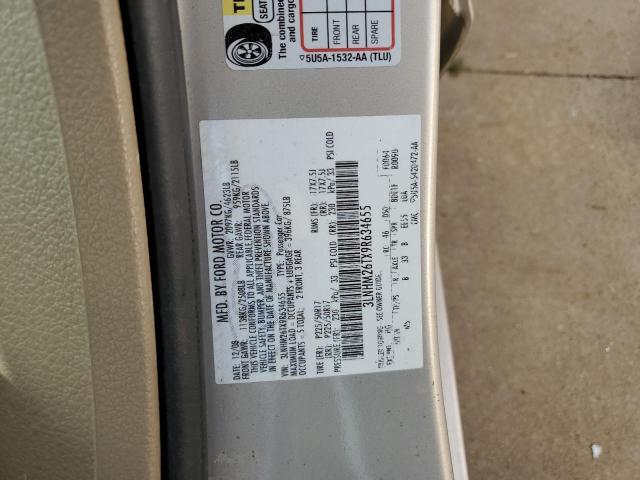 Photo 10 from auction – 2009 LINCOLN MKZ with VIN 3LNHM26TX9R634655