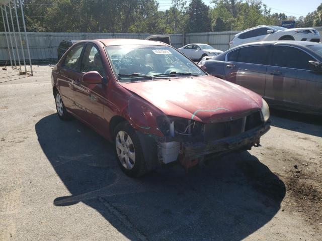 KIA SPECTRA EX 2008 with VIN KNAFE121985568721 - Photo from auction