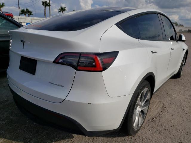 Photo 4 from auction – 2020 TESLA MODEL Y with VIN 5YJYGDEE7LF049857