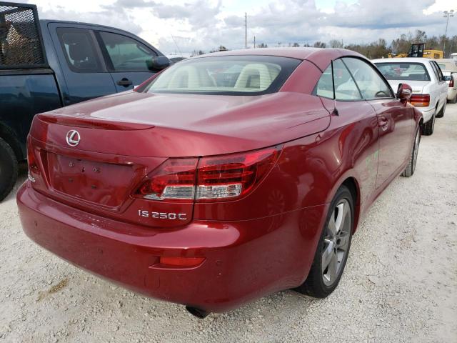 Photo 4 from auction – 2010 LEXUS IS 250 with VIN JTHFF2C29A2513575