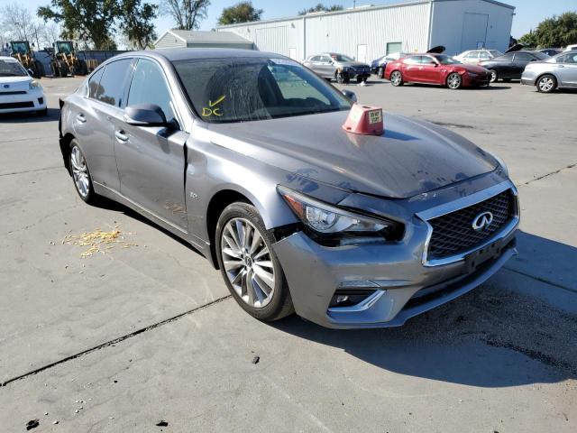 INFINITI Q50 LUXE 2018 with VIN JN1EV7AP2JM362422 - Photo from auction