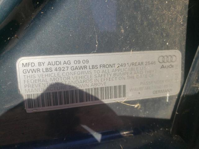 Photo 10 from auction – 2010 AUDI A4 PREMIUM with VIN WAUBFAFL7AN019970