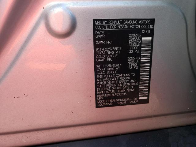 Photo 10 from auction – 2020 NISSAN ROGUE S with VIN KNMAT2MT8LP533205