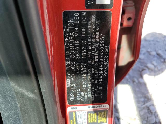 Photo 10 from auction – 2013 KIA RIO LX with VIN KNADM4A30D6309957
