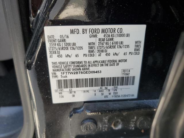 Photo 10 from auction – 2016 FORD F250 SUPER with VIN 1FT7W2BT6GED09453