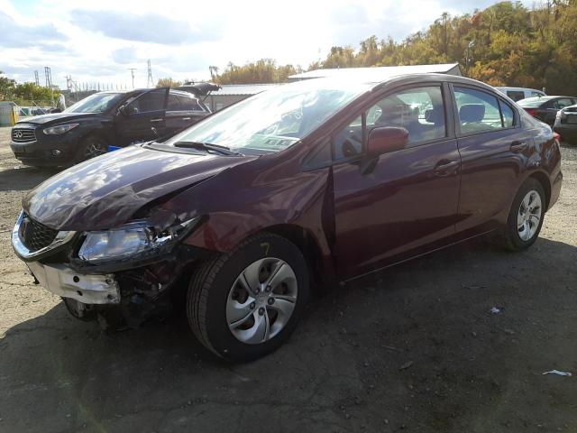 Photo 2 from auction – 2015 HONDA CIVIC LX with VIN 19XFB2F57FE217998