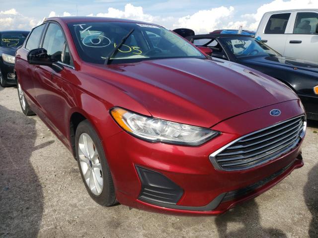 FORD FUSION SE 2019 with VIN 3FA6P0HD8KR161508 - Photo from auction