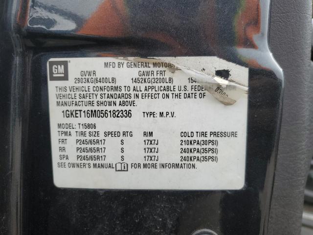 Photo 10 from auction – 2005 GMC ENVOY XL with VIN 1GKET16M056182336
