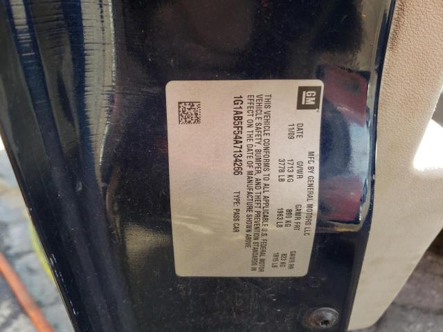 Photo 10 from auction – 2010 CHEVROLET COBALT LS with VIN 1G1AB5F54A7134266