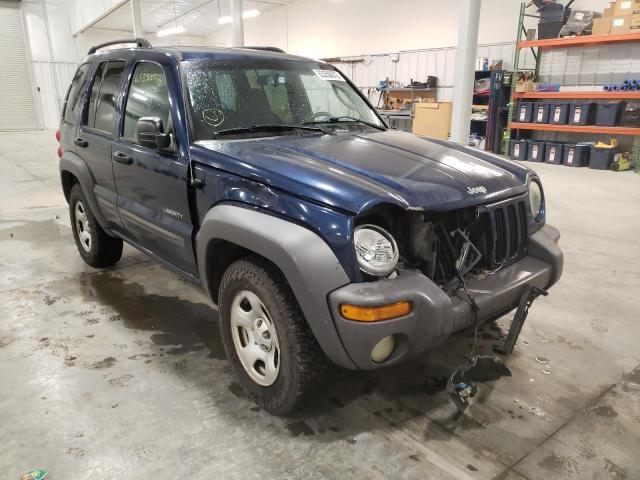 Photo 1 from auction – 2003 JEEP LIBERTY SP with VIN 1J4GL48KX3W629988