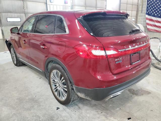 Photo 3 from auction – 2016 LINCOLN MKX RESERV with VIN 2LMTJ6LR9GBL27934