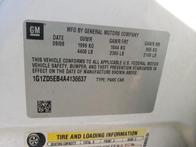 Photo 10 from auction – 2010 CHEVROLET MALIBU 2LT with VIN 1G1ZD5EB4A4136637