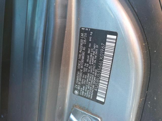 Photo 10 from auction – 2006 BMW Z4 3.0SI with VIN 4USBU53566LX01967