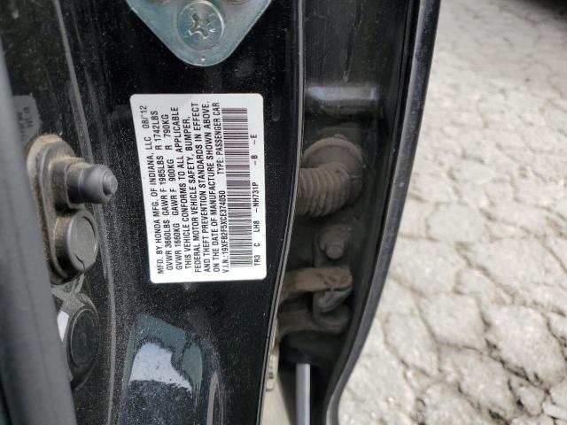 Photo 10 from auction – 2012 HONDA CIVIC LX with VIN 19XFB2F5XCE374050
