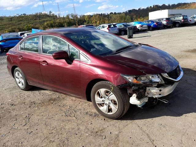 HONDA CIVIC LX 2015 with VIN 19XFB2F57FE217998 - Photo from auction
