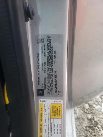Photo 10 from auction – 2020 CHEVROLET SPARK 1LT with VIN KL8CD6SA3LC428750