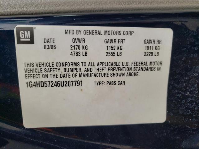 Photo 10 from auction – 2006 BUICK LUCERNE CX with VIN 1G4HD57246U207791