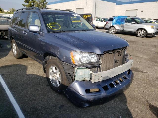 TOYOTA HIGHLANDER 2003 with VIN JTEGF21A130096477 - Photo from auction