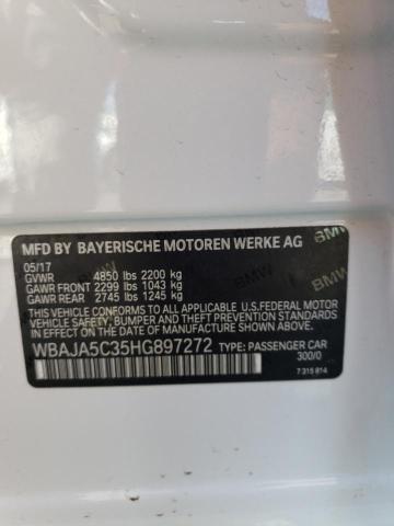 Photo 10 from auction – 2017 BMW 530 I with VIN WBAJA5C35HG897272