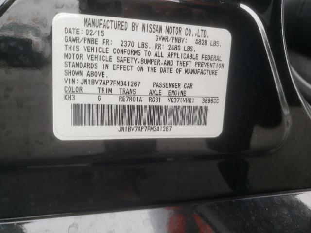 Photo 10 from auction – 2015 INFINITI Q50 BASE with VIN JN1BV7AP7FM341267