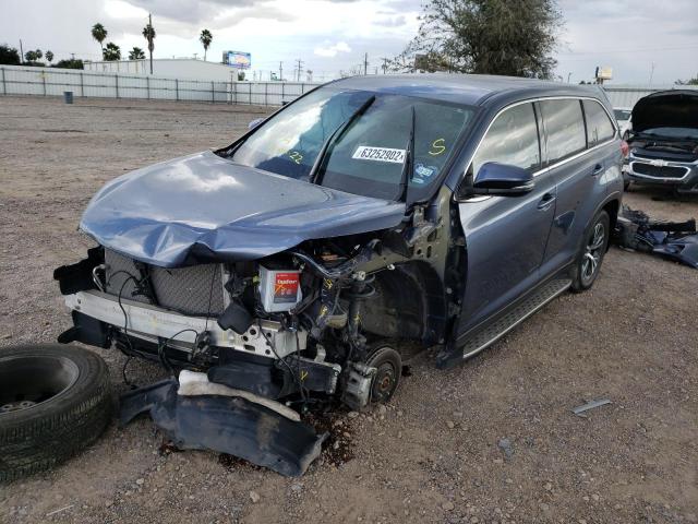 Photo 2 from auction – 2019 TOYOTA HIGHLANDER with VIN 5TDZZRFH0KS289797