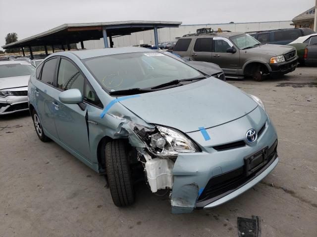 TOYOTA PRIUS 2012 with VIN JTDKN3DU6C1593998 - Photo from auction