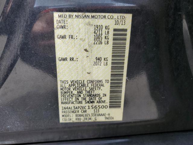 Photo 10 from auction – 2014 NISSAN ALTIMA 2.5 with VIN 1N4AL3AP2EC156500