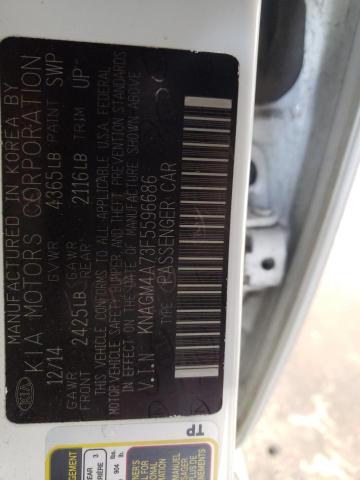 Photo 10 from auction – 2015 KIA OPTIMA LX with VIN KNAGM4A73F5596686