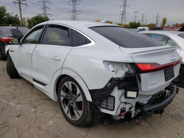 Photo 3 from auction – 2021 AUDI E-TRON SPO with VIN WA13AAGE2MB026668