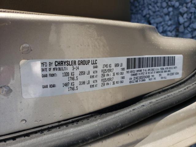 Photo 10 from auction – 2014 CHRYSLER TOWN & COU with VIN 2C4RC1BG5ER343480