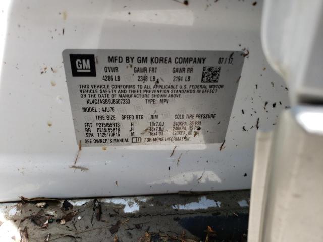 Photo 10 from auction – 2018 BUICK ENCORE PRE with VIN KL4CJASB9JB507333