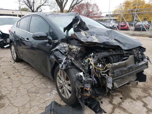 KIA FORTE EX 2014 with VIN KNAFX4A88E5179445 - Photo from auction