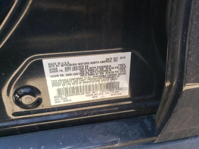 Photo 10 from auction – 2015 MITSUBISHI OUTLANDER with VIN 4A4AP3AU3FE059552