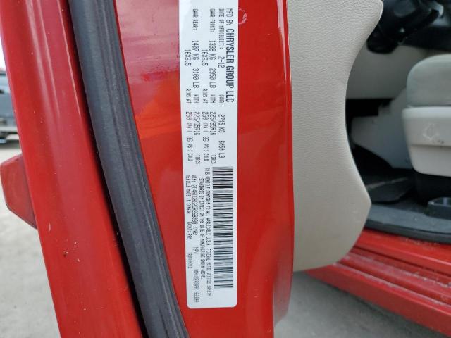 Photo 10 from auction – 2012 DODGE GRAND CARA with VIN 2C4RDGBG2CR268038