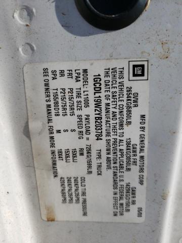Photo 10 from auction – 2000 CHEVROLET ASTRO with VIN 1GCDL19W2YB203784