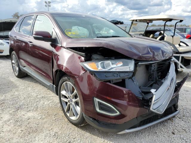 FORD EDGE TITAN 2017 with VIN 2FMPK4K97HBC54063 - Photo from auction