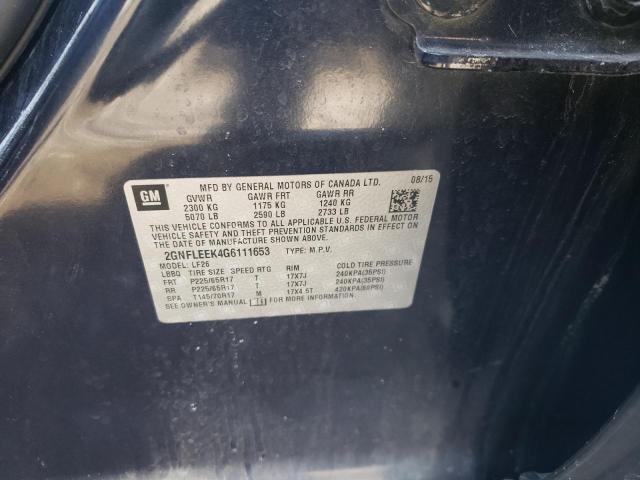 Photo 10 from auction – 2016 CHEVROLET EQUINOX LS with VIN 2GNFLEEK4G6111653