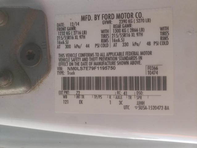 Photo 10 from auction – 2015 FORD TRANSIT CO with VIN NM0LS7E79F1195750