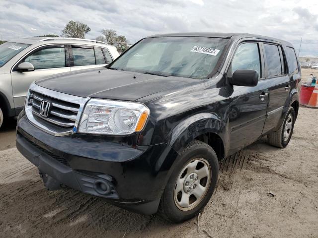 Photo 2 from auction – 2013 HONDA PILOT LX with VIN 5FNYF3H27DB028734